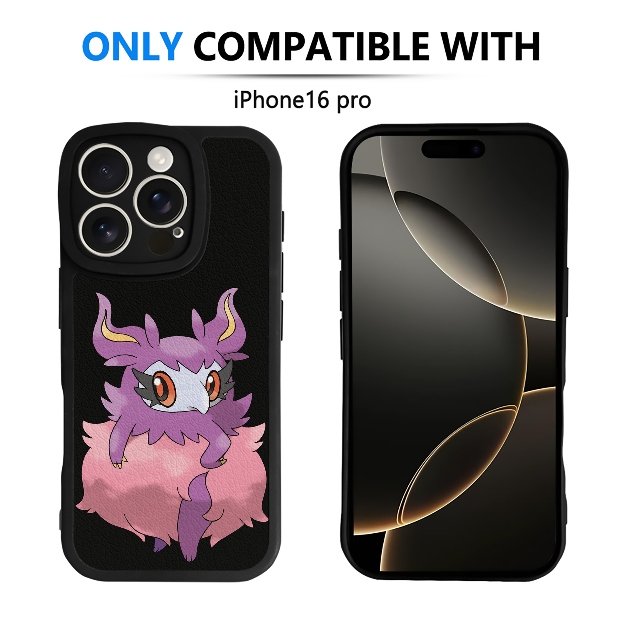 （画像用） ポケットモンスター Pokémon 【iPhone 16シリーズ対応】シリコンスマホケース（レザー調） 材質：シリコン